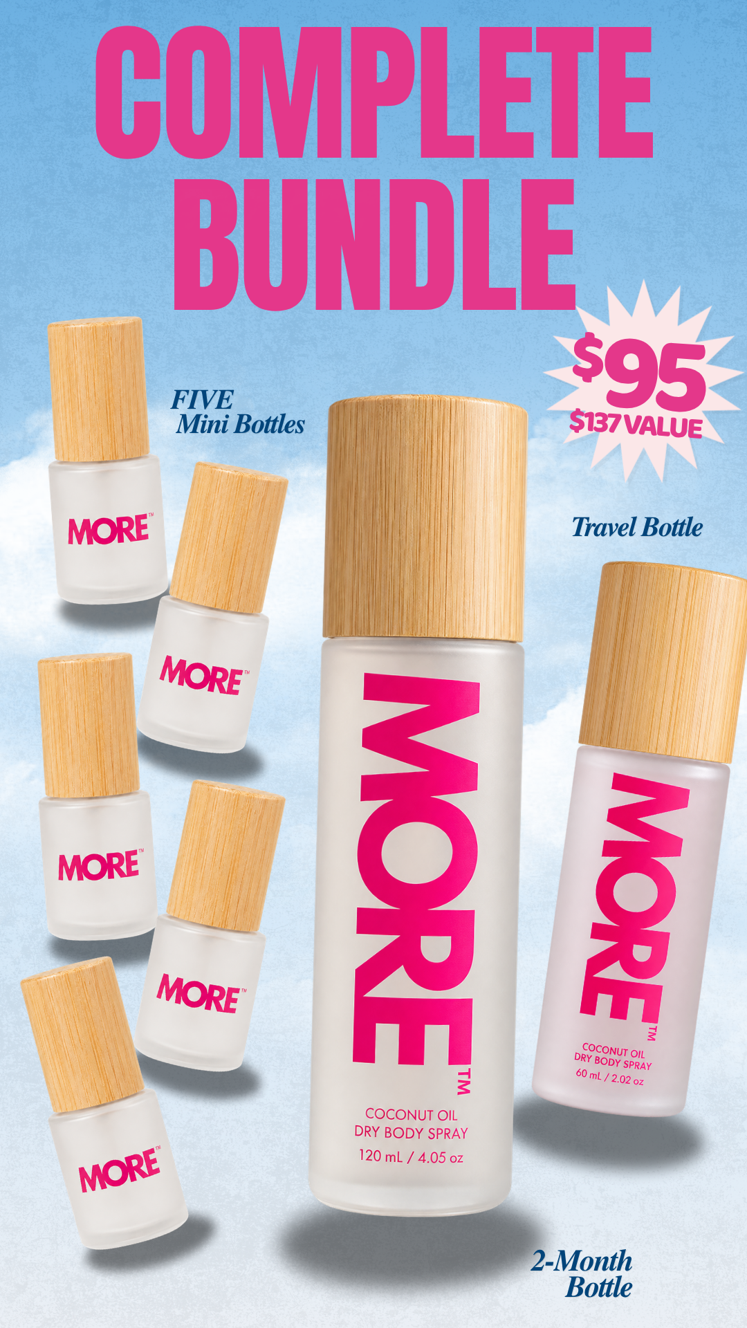 MORE™ A Coconut Oil Dry Body Spray
